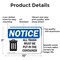 Signmission All Trash Must Be Put In The Container, 10 in W x Rectangle, Aluminum OS-2PACK-NS-A-710-L-15225 - alternate 2